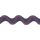 Jumbo Rick Rack Black Purple